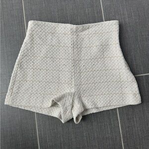 Zara tweed shorts - xs - small